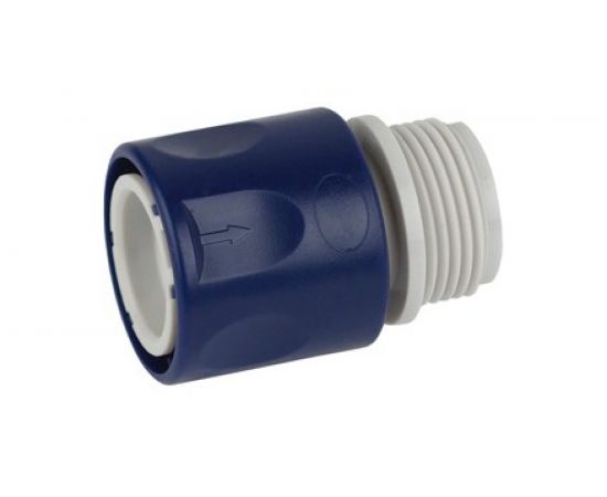 Соединитель/коннектор (для шланга с внешней резьбой; 19 мм; 3/4; пластик) GREEN APPLE ЕСО GAES 20-10 Б0017774 