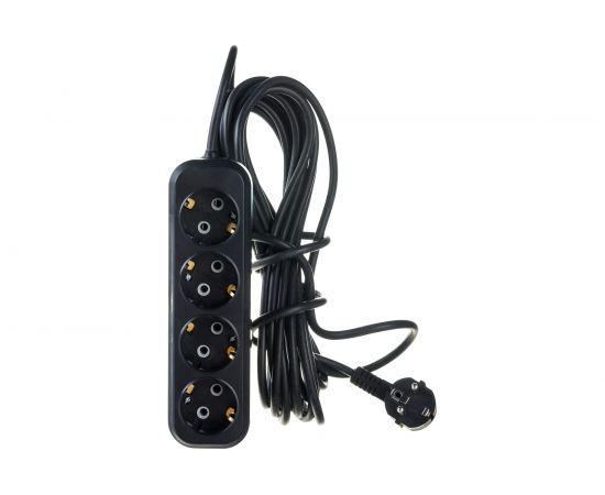 Бытовой удлинитель с заземлением Gigant ПВС 3х0,75 3500Вт 4 гнезда 7м 80016 PEC-006 