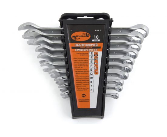 Набор комбинированных ключей Автоdело 10 шт. холдер 31100 13764 