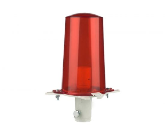 Заградительный огонь LedZOM ЗОМ тип А, красный, ударопрочный, поликарбонат LEDZOM Тип А 