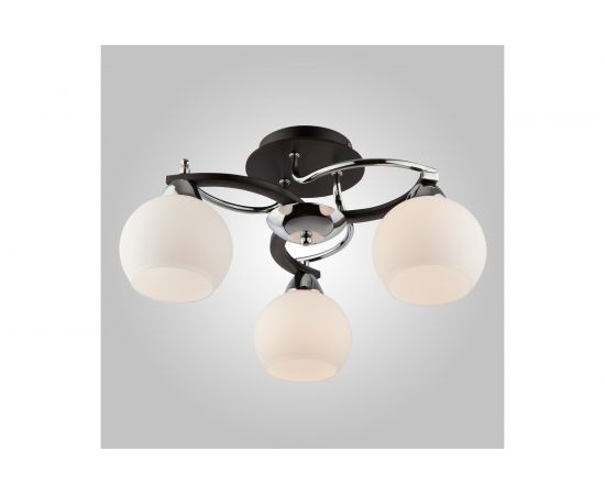 Потолочный светильник Eurosvet 9654 3 хром венге 00000065862 