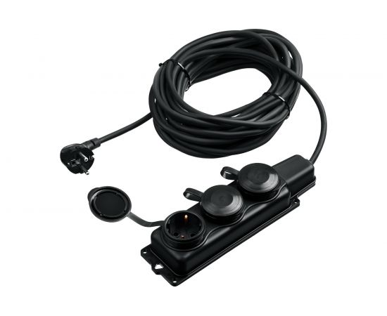 Силовой удлинитель ЗУБР КГ 325-Ш3 15 м, 4000 Вт, 3 гнезда 55024-15 