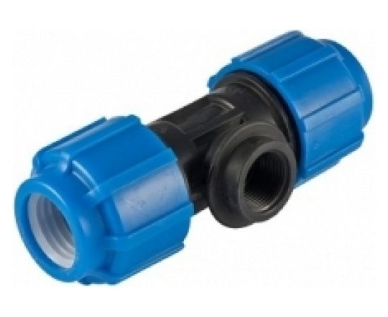 Тройник с внутренней резьбой ПОЛИТЭК 40х1 1/2х40 52411240 