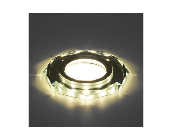 Встраиваемый потолочный светильник FERON с белой LED подсветкой CD8120 MR16 G5.3 белый 41909 