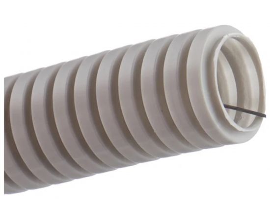 Гофрированная труба ЭРА ПВХ, d=25мм, с зондом, легкая, 10м Б0042997 