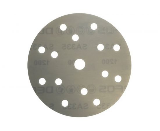 Круг шлифовальный на плёнке с липучкой PLATINUM (150 мм; 15 отверстий; Р180) Deerfos 7930091770328 