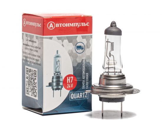 Галогенная автолампа Autoimpuls QUARTZ H7 24 В 70W PX26d H7 24-70 