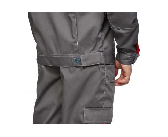 Летний мужской костюм ООО Комус л10-КБР темно-серый/светло-серый, размер 56-58, рост 182-188 816106 – изображение 14