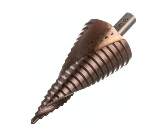 Сверло ступенчатое по металлу Extreme COBALT 4-40 мм, 19 ступеней РОСОМАХА 705005 – изображение 2