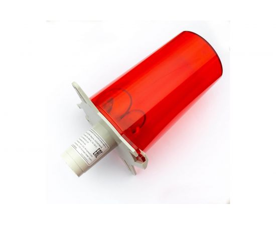 Заградительный огонь LedZOM ЗОМ тип А, красный, ударопрочный, поликарбонат LEDZOM Тип А – изображение 2