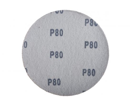 Круг шлифовальный на липучке (50 шт; 125 мм; P80; без отверстий) Orientcraft OCV125222P80 – изображение 2