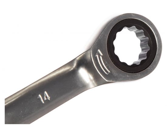 Комбинированный ключ с трещоткой 14мм AV Steel AV-315014 – изображение 2