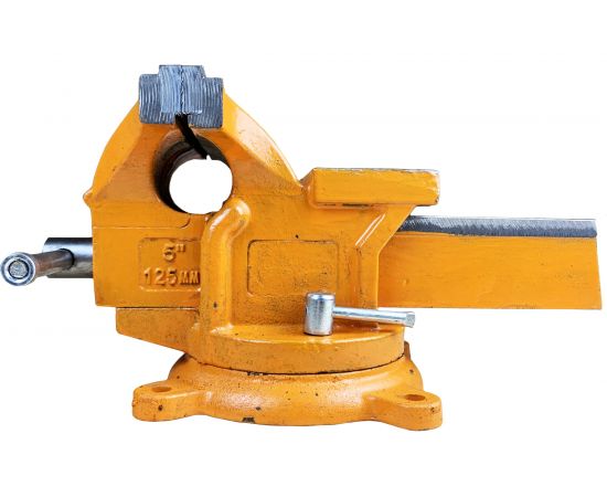 Стационарные поворотные тиски Спец 125мм 5,8кг, чугунные / ПРОМО СПЕЦ-3690 – изображение 2