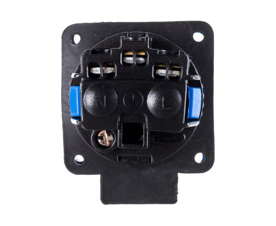 Приборная розетка Schuko TP Electric синего цвета 16A, 240В, IP44 3101-310-0900 – изображение 2