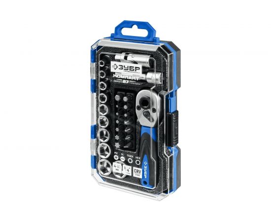 Универсальный набор инструмента ЗУБР Профессионал Компакт-27, 27 предметов 27642-H27_z01 – изображение 3