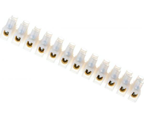Клеммная винтовая колодка STEKKER, линейка 12 штук, полиамид, LD225-3A DIY 39891 – изображение 3