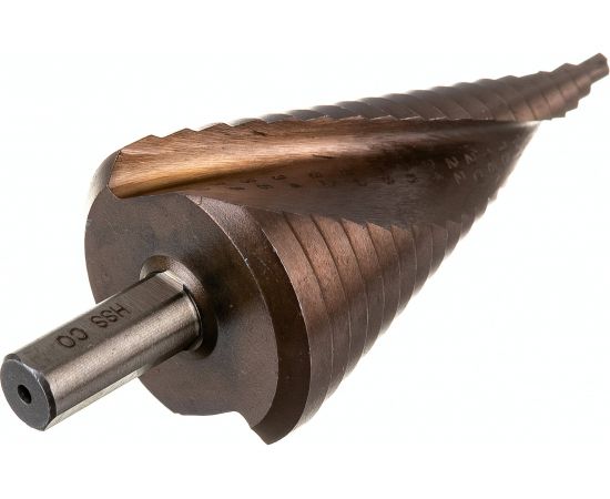 Сверло ступенчатое по металлу Extreme COBALT 4-40 мм, 19 ступеней РОСОМАХА 705005 – изображение 3