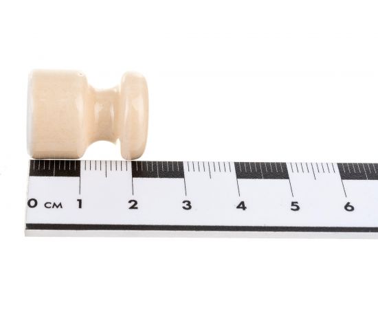 Керамический ретро изолятор Retrika слоновая кость, 20 шт RI-02205-20 – изображение 4