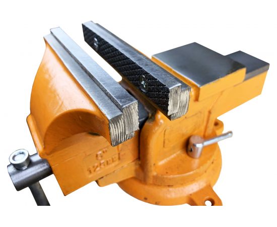 Стационарные поворотные тиски Спец 125мм 5,8кг, чугунные / ПРОМО СПЕЦ-3690 – изображение 4