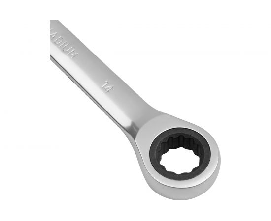Комбинированный ключ с трещоткой 14мм AV Steel AV-315014 – изображение 4
