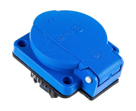 Приборная розетка Schuko TP Electric синего цвета 16A, 240В, IP44 3101-310-0900 – изображение 4