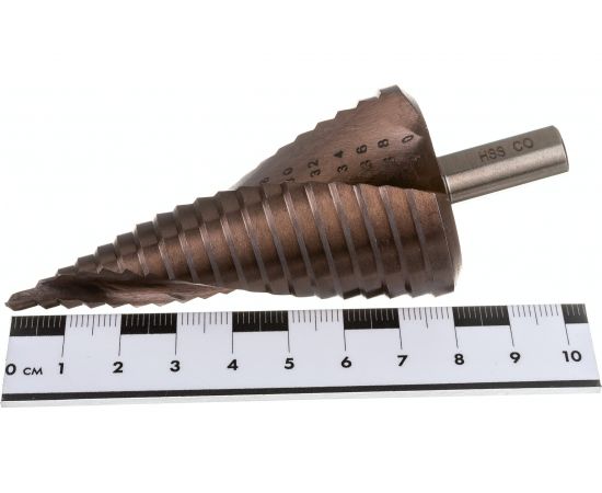 Сверло ступенчатое по металлу Extreme COBALT 4-40 мм, 19 ступеней РОСОМАХА 705005 – изображение 5