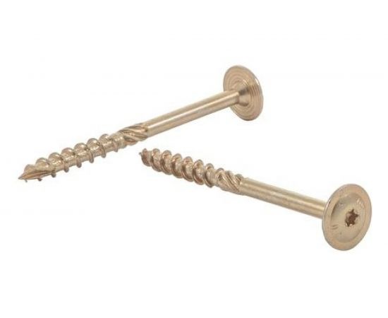 Конструкционный шуруп Rusconnect 8х120 мм, тарельчатая головка 10 шт. 3208121 