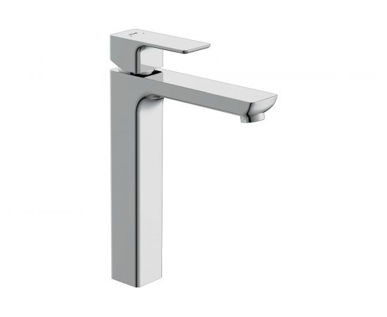 Смеситель для раковины Cersanit GEO высокий, с клик-клак 63043 