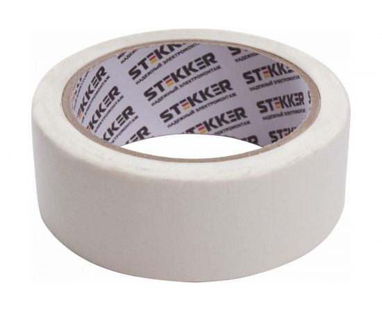 Малярная лента STEKKER 48 мм, длина 40 м, на бумажной основе, белая INTP7-48-40 39156 