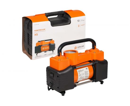 Двухпоршневой компрессор в кейсе Airline X5 STANDARD 50л/мин, 10 атм CA-050-16SK 