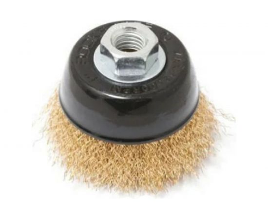 Кордщетка чашеобразная латунная для УШМ, 75 мм ROCKFORCE RF-BWC003 