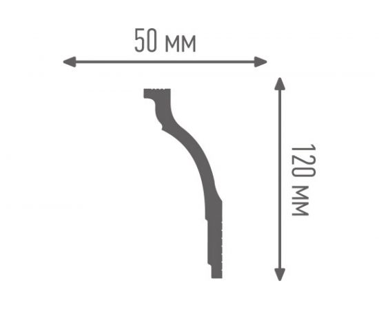 Плинтус ПЛИНТЭКС Q 50/120 24607173943419 – изображение 2