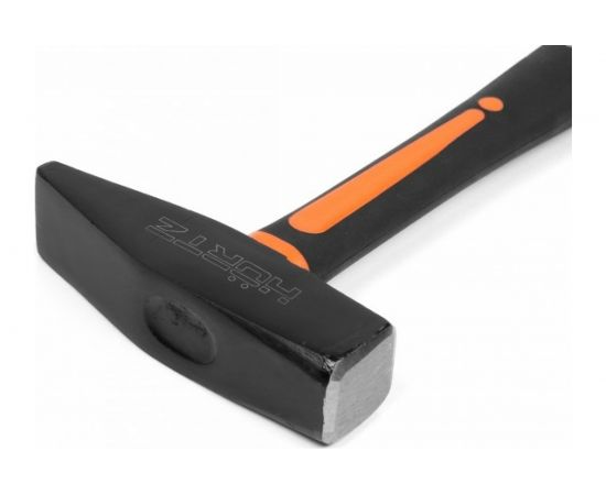 Слесарный молоток HORTZ 2.0 кв/боек, фиберглас обрез.рукоять HOR 104353 – изображение 2