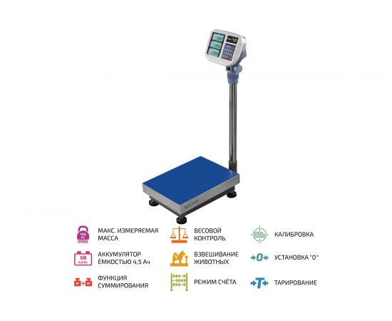 Напольные весы МЕГЕОН 50315W к0000027762 – изображение 2