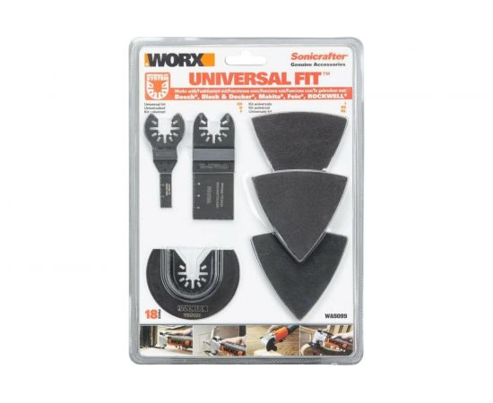 Набор насадок для реноватора 18 шт WORX WA5099 – изображение 2