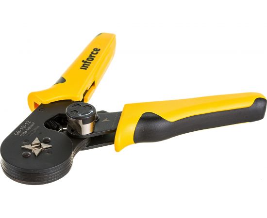 Квадратные пресс клещи Inforce с регулировочным винтом, 0.2-10 мм2 06-19-12 – изображение 3