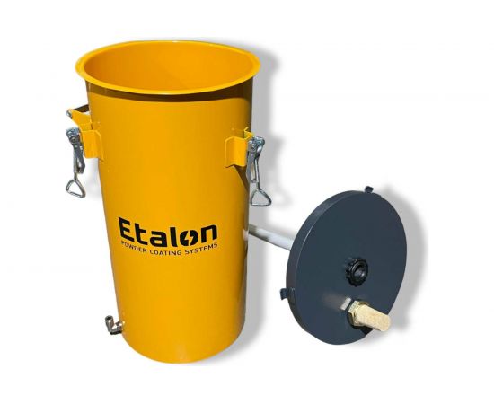 Бак для засыпки краски 8 литров, с системой флюидизации, круглый Etalon 552507 – изображение 3