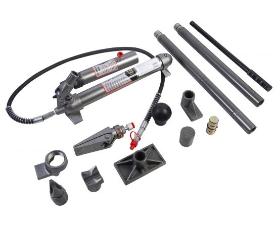 Гидравлический набор OPTIMUS с усилием 10 т, металлический кейс OPT-830310 – изображение 3