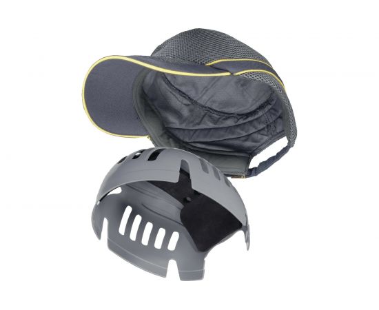 Защитная каскетка Delta Plus AIR COLTAN черная/красная, козырек 5см COLTAAINOSH – изображение 3