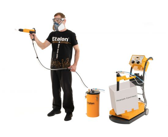 Бак для засыпки краски 8 литров, с системой флюидизации, круглый Etalon 552507 – изображение 4