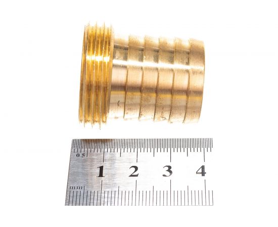 Штуцер латунный наружная резьба 1" 25мм Профитт 2101632 – изображение 4