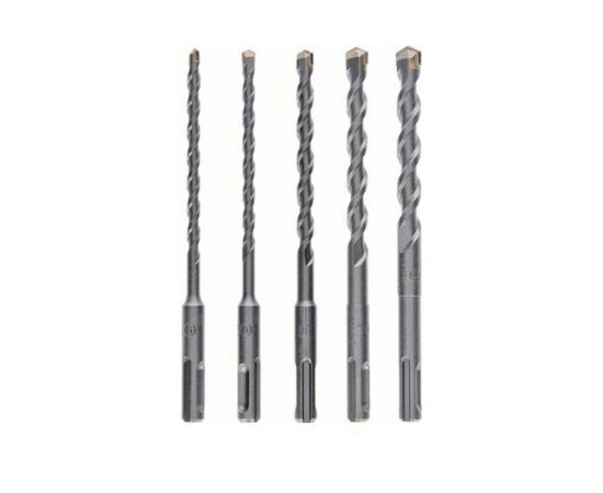 Набор SDS plus-1 (5/6/7/8/10x160 мм, 5 шт.) Bosch 2608579285 – изображение 4