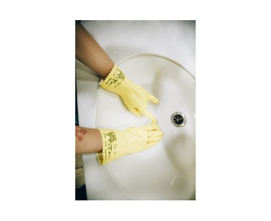 Латексные, химически стойкие перчатки JetaSafety JL711 L – изображение 4