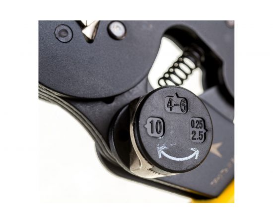 Квадратные пресс клещи Inforce с регулировочным винтом, 0.2-10 мм2 06-19-12 – изображение 4