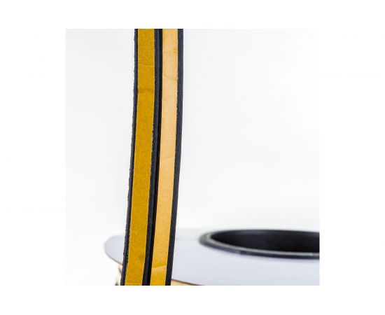 Уплотнитель VЕTTORE профиль E 9x4 мм, 150 м, Black черный 20367 – изображение 5