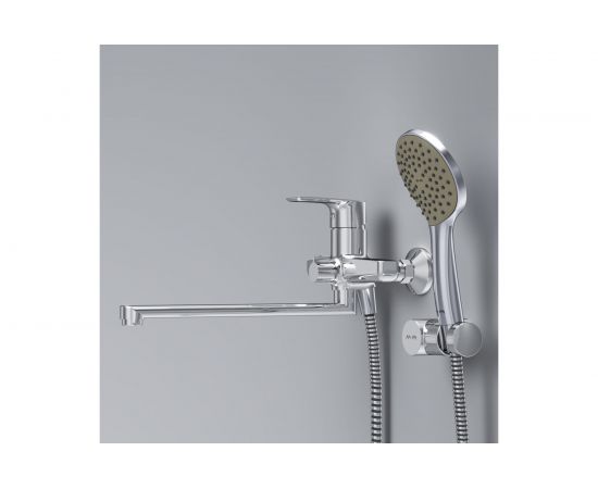 Смеситель для ванны/душа AM.PM, Gem излив 320 мм, душевой набор F90A95000 – изображение 8