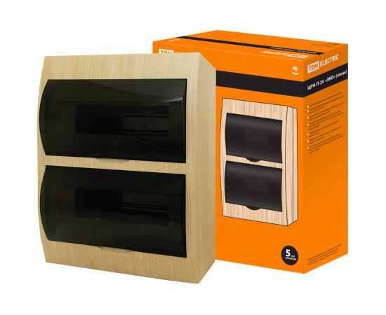 Бокс TDM ЩРН-П-24 модулей навесной пластик Эко сосна SQ0901-0018 