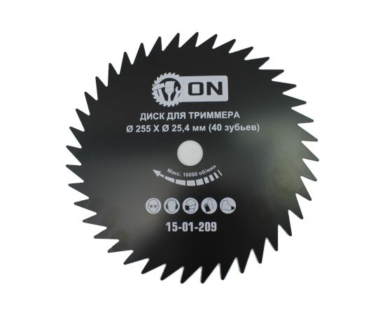 Диск (255х25.4 мм; 40 зубьев) для триммера ON 15-01-209 