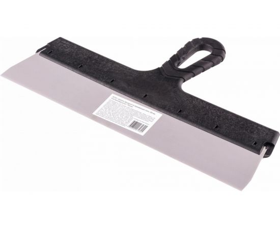 Фасадный шпатель Россия из нержавеющей стали, 350 мм, пластмассовая ручка 85153 