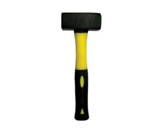 Кованая кувалда с фибергласовой обрезиненной ручкой 1,5кг Biber Профи 85172 тов-085229 